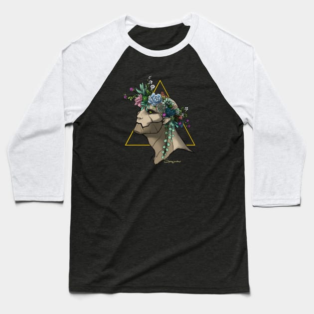 Crown of Succulents Baseball T-Shirt by Spinejackel